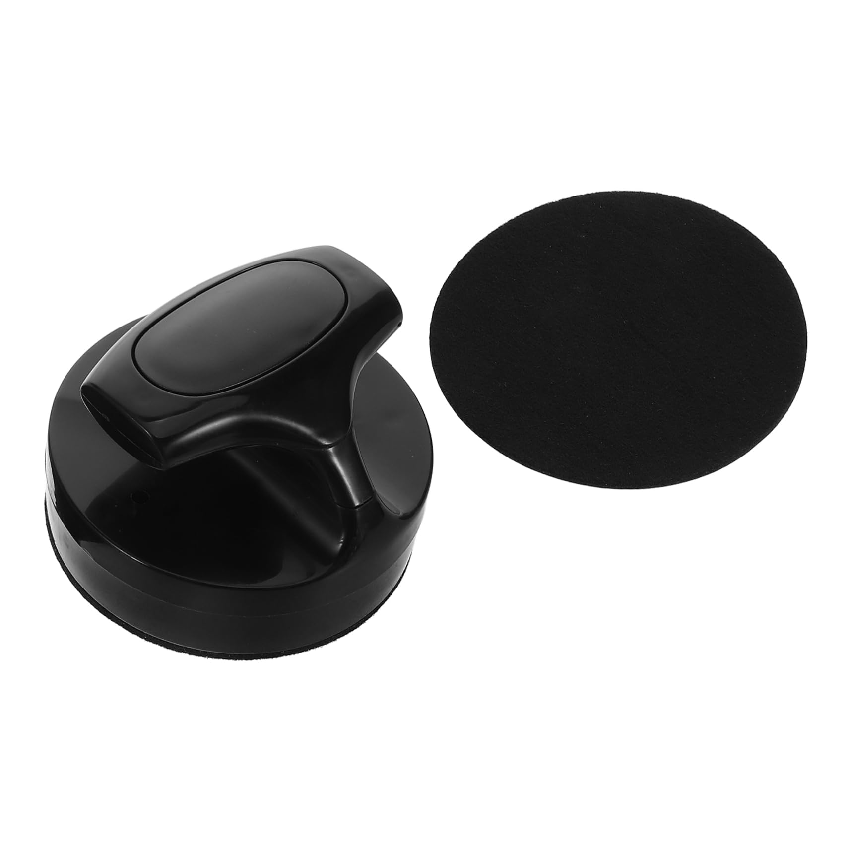 ifundom 1Set Air Hockey Pusher Replacement Kit with Self Adhesive Lint Pads for Enhanced Gameplay Fit for Standard Air Hockey Quick Installation and Easy Replacement