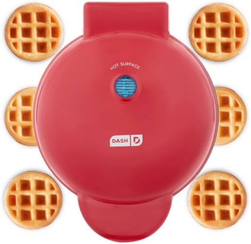 Express Waffle Biting Machine, Red