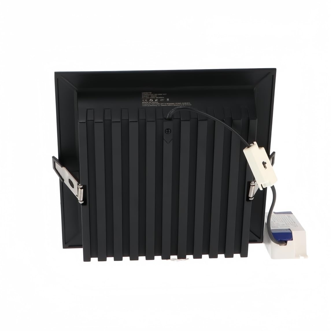 ONSSI LED-Deckeneinbauleuchte 30W 3300lm,Quadratisch 230x230 mm,(CCT-Änderung in Weiß-Neutral-Warm), vertiefter weißer Rahmen