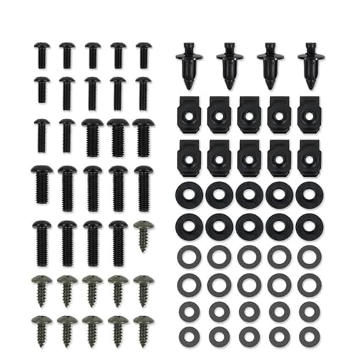 Tornillos carenado de acero inoxidable con clips rápidos para moto GROM MSX125