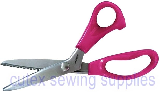 Havels Dura-Edge 9 Inch Pinking Shears With Pink Handle