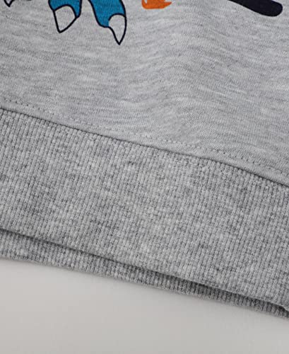 Image of LOKTARC Toddler Boys Graphic Crewneck Sweatshirts 2-Pack, Sizes 2T-7