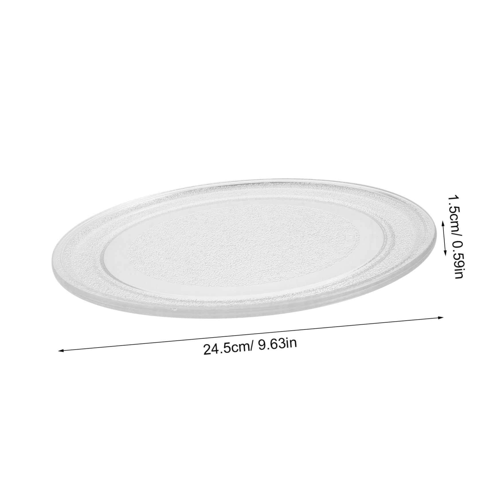 Ciieeo Microwave Turntable Plate Glass Tray for Microwave Oven Cooking and Easy to Clean Sturdy Design for Long Term Use
