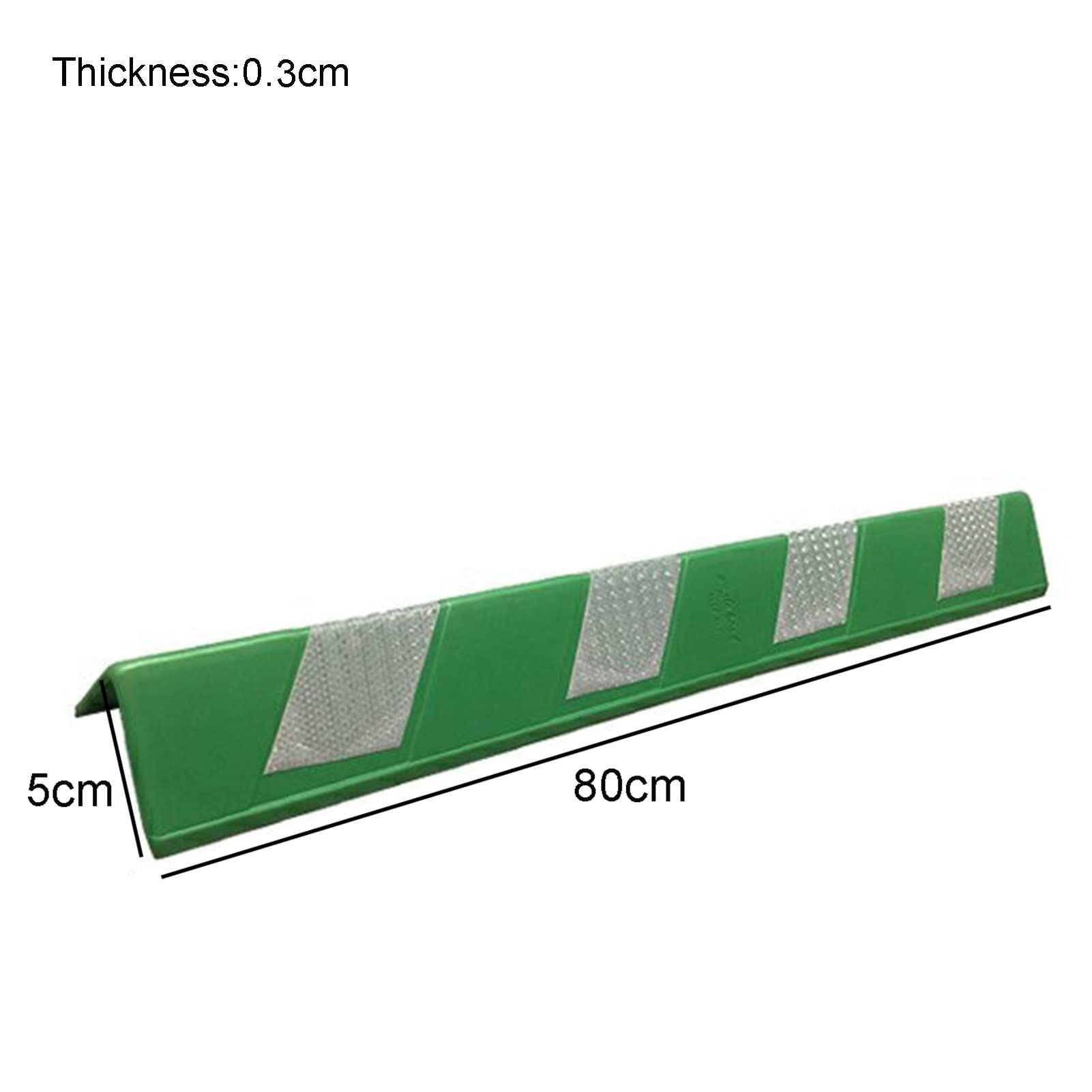 XPLKQXE Protector Columnas Garaje, Espuma Poste De Pared Placa De Protección, Coche Aparcamiento Almacén Tiras Reflectantes (Color : Rosso, Tamaño : 4pcs)