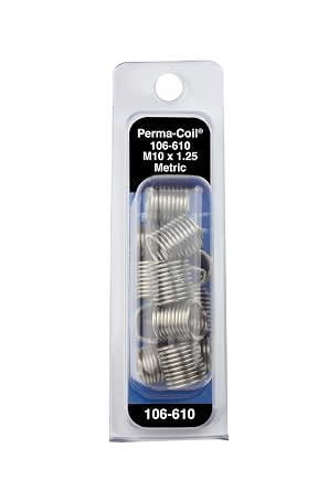 Perma Coil 106-610 Metric Thread Insert Pack M10X1.25 12PC Helicoil 5542-11