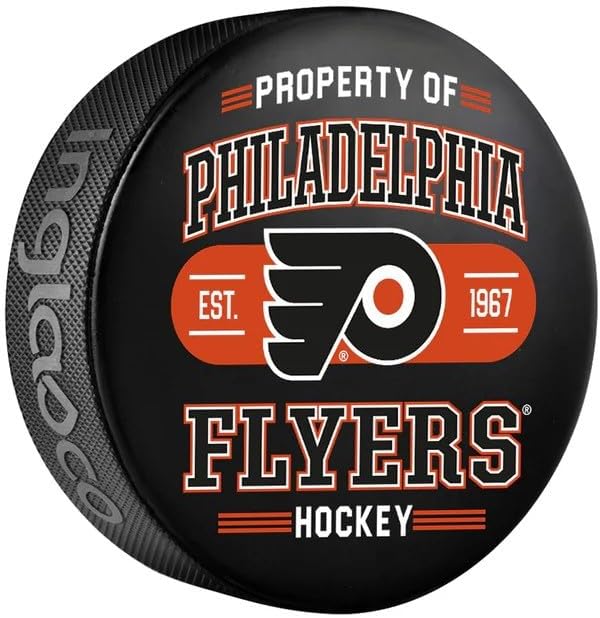 Flyers Officially Licensed Property Of Design Hockey Puck