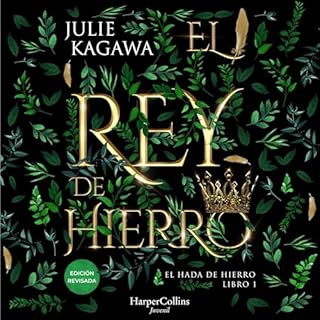 Diseño de la portada del título El rey de hierro
