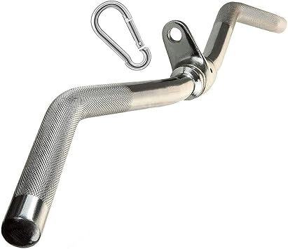 Exercise Handle, Cable Attachment Pull Down Handle for Cable Machines, Lat Pull Down Bar Attachment, Home Gym, Press Down Handle, Abs, Back, Muscle Training, Weight Training