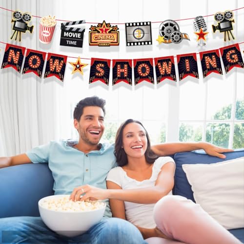 Guirlande Now Showing pour une soirée cinéma et bday réussi