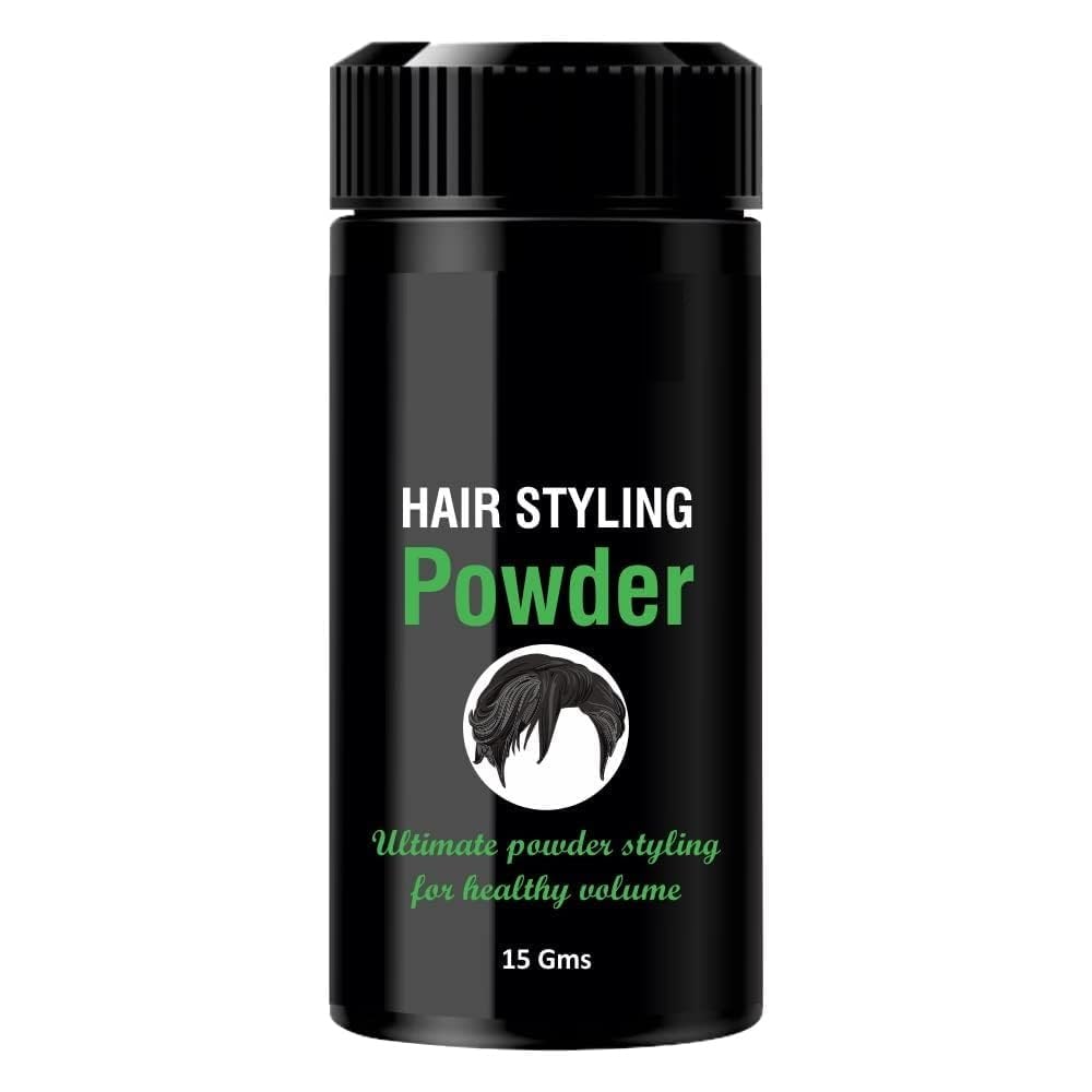 Organics Hair Volumizing Powder strong hold Matte Finish 24 hrs hold Natural Safe Hair Styling Powder Pack of