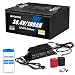 36V 100Ah Lithium Trolling Motor Battery with 25A Charger,300A Peak (60 Secs),15000+ Cycles LiFePO4 Battery Built-in 100A BMS, Support up to 5kW Motor, Perfect for Golf Carts, Marine, Boats, RV, Home