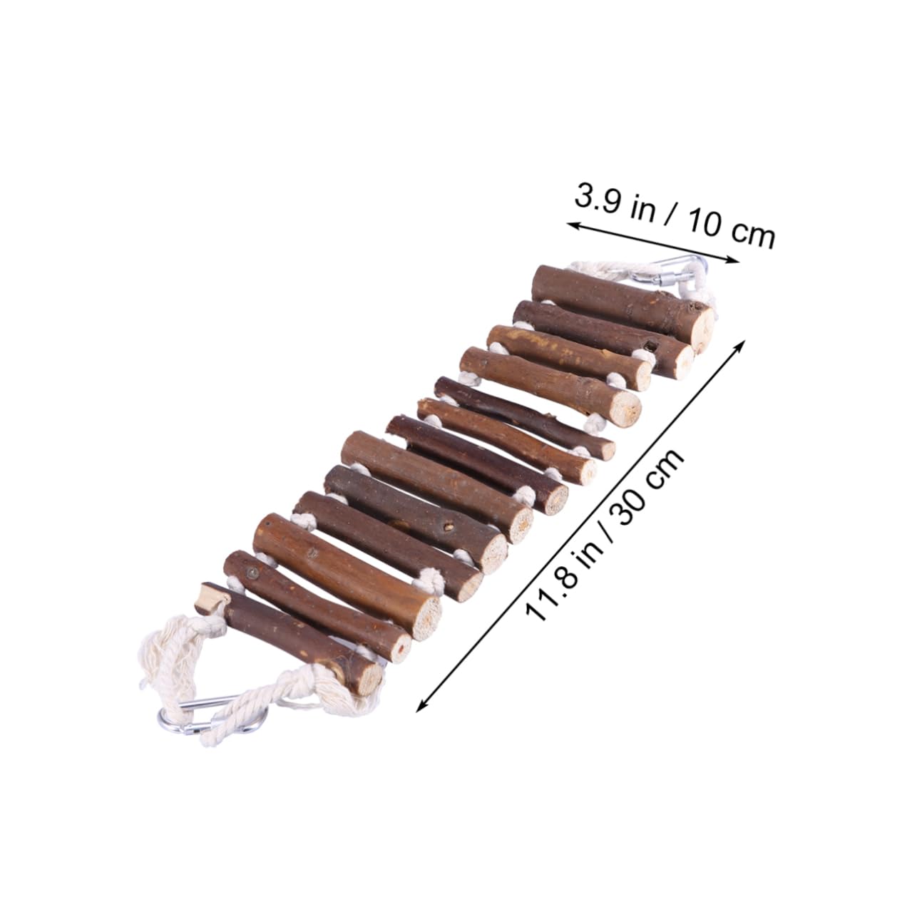 HANABASS Parrot Ladder Toy Bird Ladder for Parrots Swing Toys for Parakeets Cockatiels Strong Rope Bridge Training Random Color