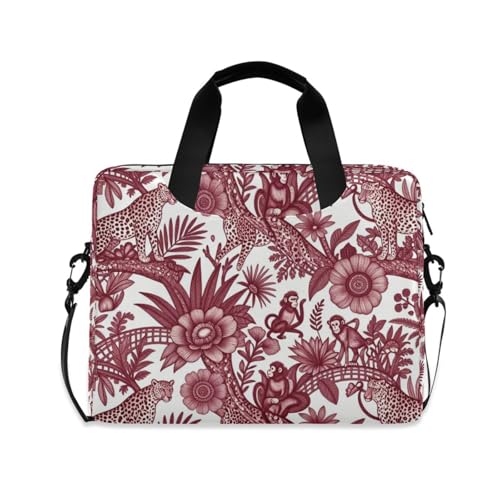 Maletín portátil para laptop 15.6' rojo estampado miniatura 1