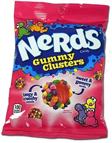 Nerds Gummy Clusters - Delicious Tangy and Crunchy Sweet and Gummi Flavor (20 Oz)