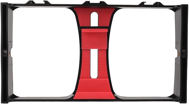 Smartphone Video Rig, Filmmaking Cage Camera Rig, Phone Video Stabilizer, Filmmaking Vlogging Case, Phone Stabilizer for Video Recording, Videomaker Film-Maker Fits for All SmartphonesRed