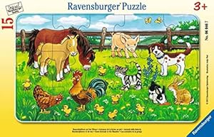 Ravensburger Kinderpuzzle 06046 Bauernhoftiere auf der Wiese