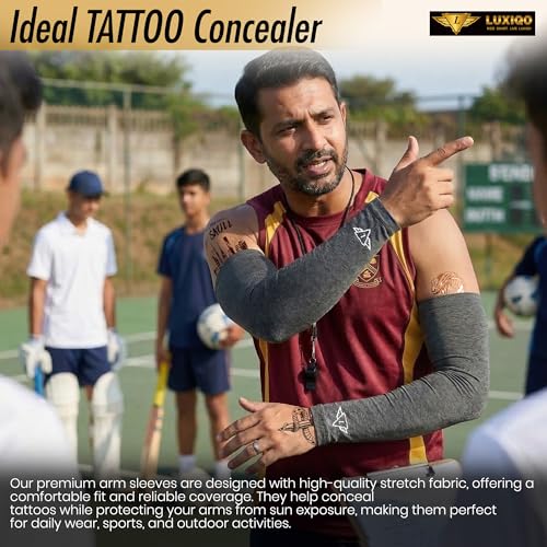Image of Osmo Fibre Arm Sleeves - SPF 50+ UV Protection, Ultra-Soft Cooling Compression Fabric, Breathable & Odour-Resistant Sun Sleeves | Running, Cycling, Gym & Outdoor Sports