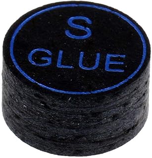 Inzopo Puntas de billar de piel de cerdo, color negro, 11 mm/13 mm, suave, medio/duro, negro, 13 mm suave