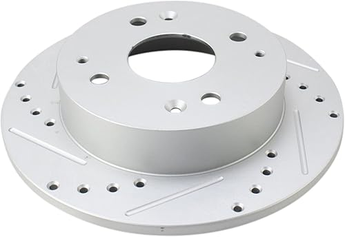 Miniatura 7 de TRQ Rotor de freno de rendimiento y pastillas de cerámica Kit delantero y trasero con productos químicos