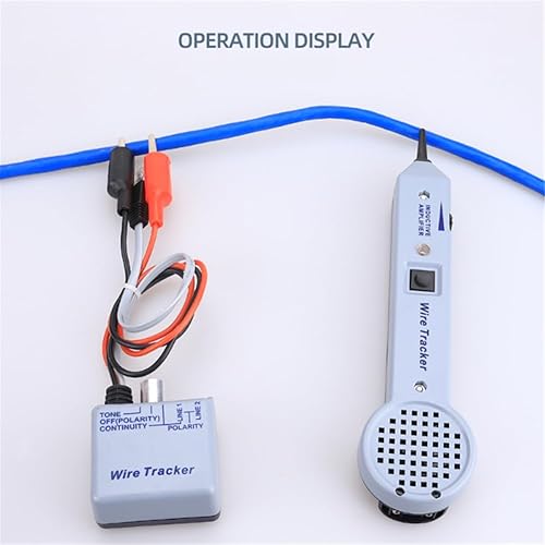 Miniatura 3 de Kit generador de tonos, probador de circuitos de trazador de cables, probador de cable de alta precisión 200EP, buscador de líneas, amplificador