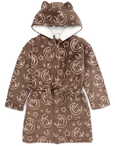 Pusheen Dressing Gown Girls Kids Pink OR Brown Cat Robe Fluffy Fleece3