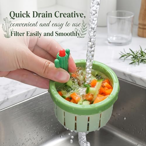 Colador Cactus para Fregadero de Cocina con Drenaje Automático miniatura 4