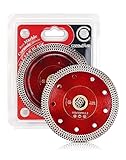 Casaverde 2Pcs/Lot 4.5“ Super Thin Diamond Porcelain Saw Blade Ceramic Cutting Disc for Cutting Ceramic or Porcelain Tiles (4.5'-2pcs)