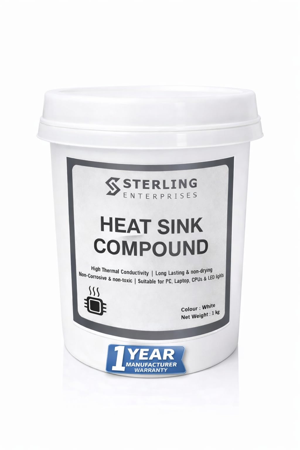 Heat Sink Compound Thermal Paste & Thermal Grease | High Thermal Conductivity | Non-Corrosive & Non-Drying | for CPU, Laptop & Electronics | | 1 kg-image-41