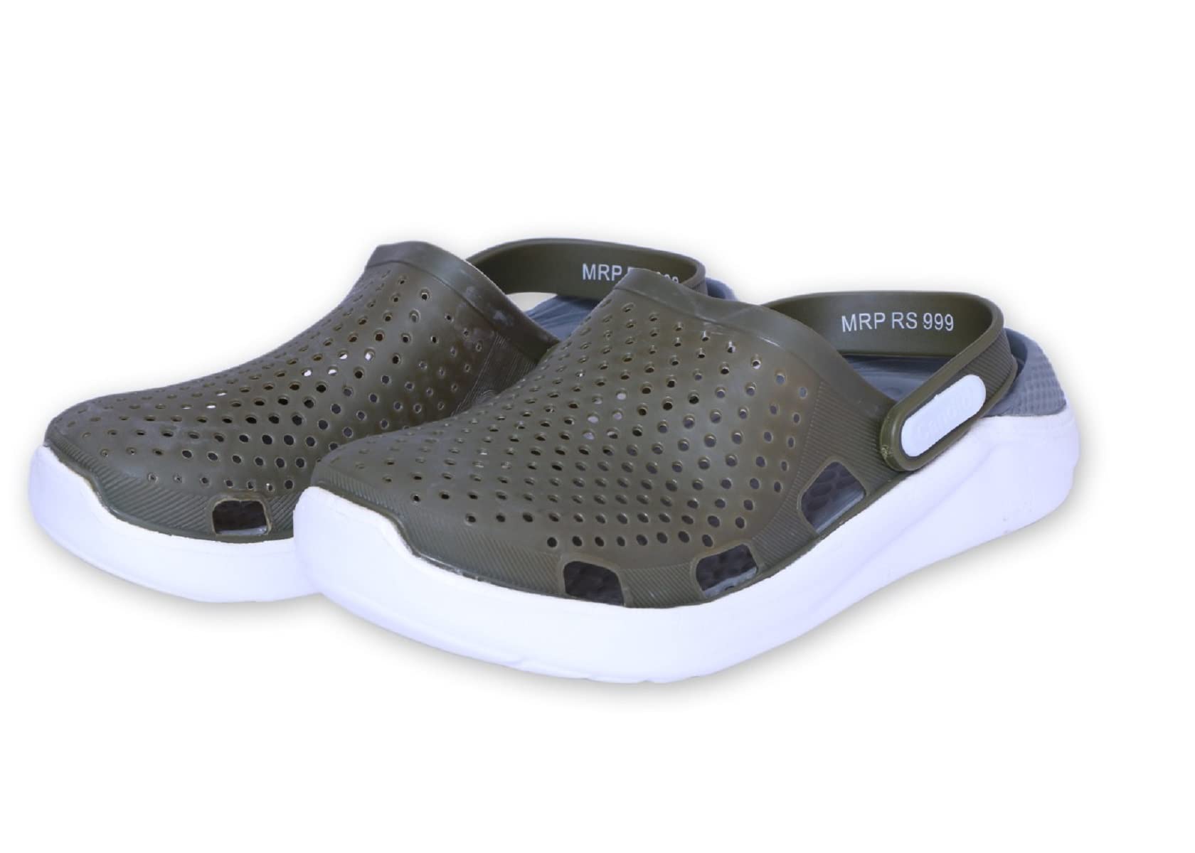 CROXIFYCandid Clogs (Brown & Grey, Numeric_9)