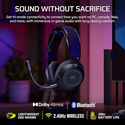 Corsair HS35 v3 Wireless Gaming Headset with Mic – Carbon - image 2