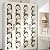 ILHIIOR Black Floral Peel and Stick Wallpaper - Boho Vintage Leaf Gold Floral Wall Paper Removable Self Adhesive for Cabinet Drawers Wall Decor 17.5''x393''
