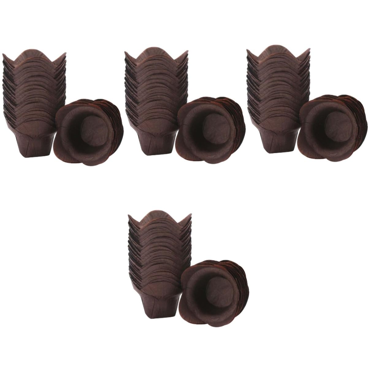 IMIKEYA Lot De 4 Caissettes À Muffins Élégantes Et Réutilisables 100 Pièces X 4