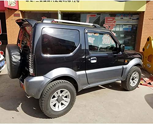 Spoiler Lybh in ABS Lucido Nero per Suzuki Jimny 2007-2016 con Luce A LED, Posteriore con Installazione Facile