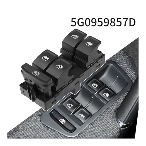 Commande lève-vitre voiture en panne? Bouton de rechange pour Superb - 3