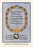  Biller Antik Bayerische Motorenwerke München Motore BMW Flugzeug Boot Plakat Motor A1 316
