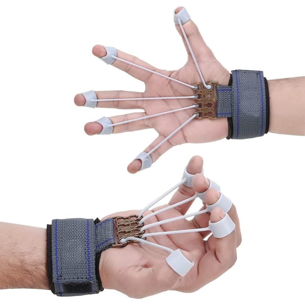 Faymla Forearm Exerciser Finger Grip Strengthener Hand Yoga Resistance Band Improve Tension Finger Expander Strength Training Equipment Grip Extension For Exercise Fitness Strength Training Devices (B0CK8FRZGS) Amazon Price History, Amazon Price Tracker