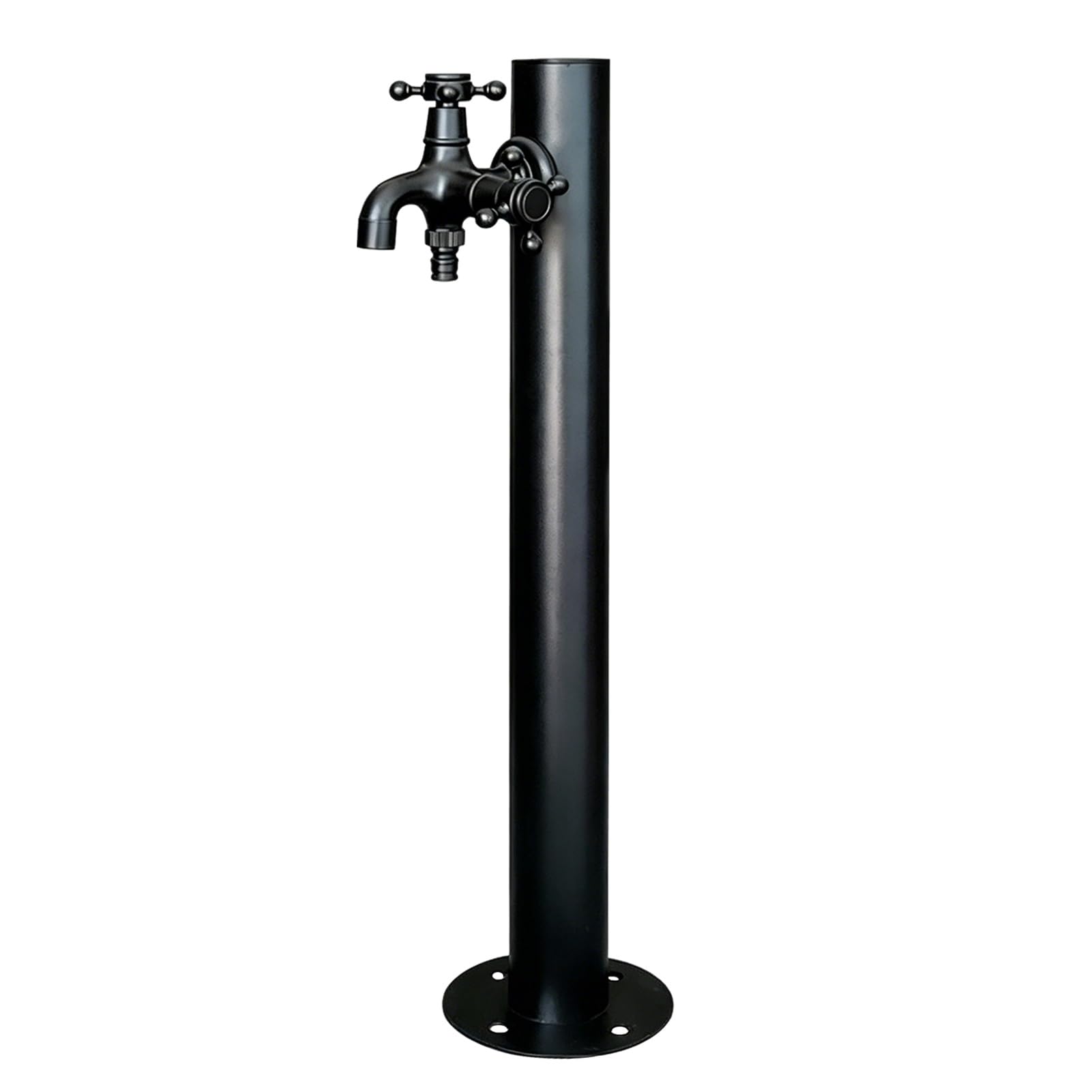 Lonmrrton C Stainless Steel Vertical Garden Water Olumn, Freestanding Outdoor Hydrant Water Tap With Dual Outlets, Antifreeze Weatherproof Faucet For Irrigation And Washing