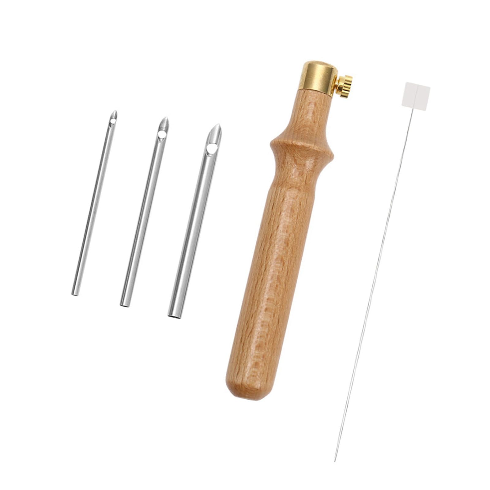 Punched Needle Tool Set Embroidery Pen with Interchangeable Head Needle Pen Needlework Tool Embroidery Punched