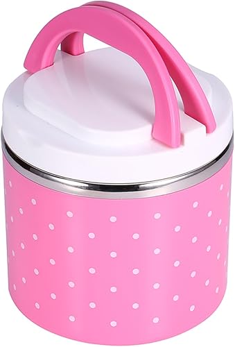 Miniatura 8 de Aramox Caja de almuerzo térmica térmica de 1 capa de aislamiento de acero inoxidable Contenedor de comida Contenedor caliente Bento Fiambrera