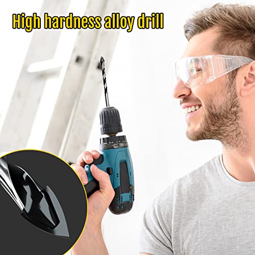 Toega 7Pcs Carbide Drill Bits - Easily Penetrate Various Materials Masonry Drill Bit Set, Flat Design Sharp Tip Concrete Drill Bits, Triangular Non Slip Handle, Suitable For Marble, Glass, Wood #TOP5