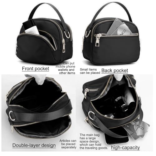 Bolso Pequeño Bandolera para Mujer con Correa Ajustable miniatura 5