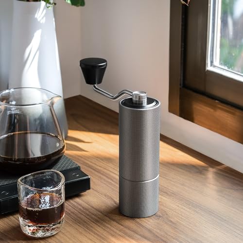 TIMEMORE Chestnut C2 Manual Coffee Grinder Capacity 25g with CNC Stainless Steel Conical Burr, Internal Adjustable Setting, Double Bearing Positioning, French Press Coffee for Hand Grinder - Thumbnail 6