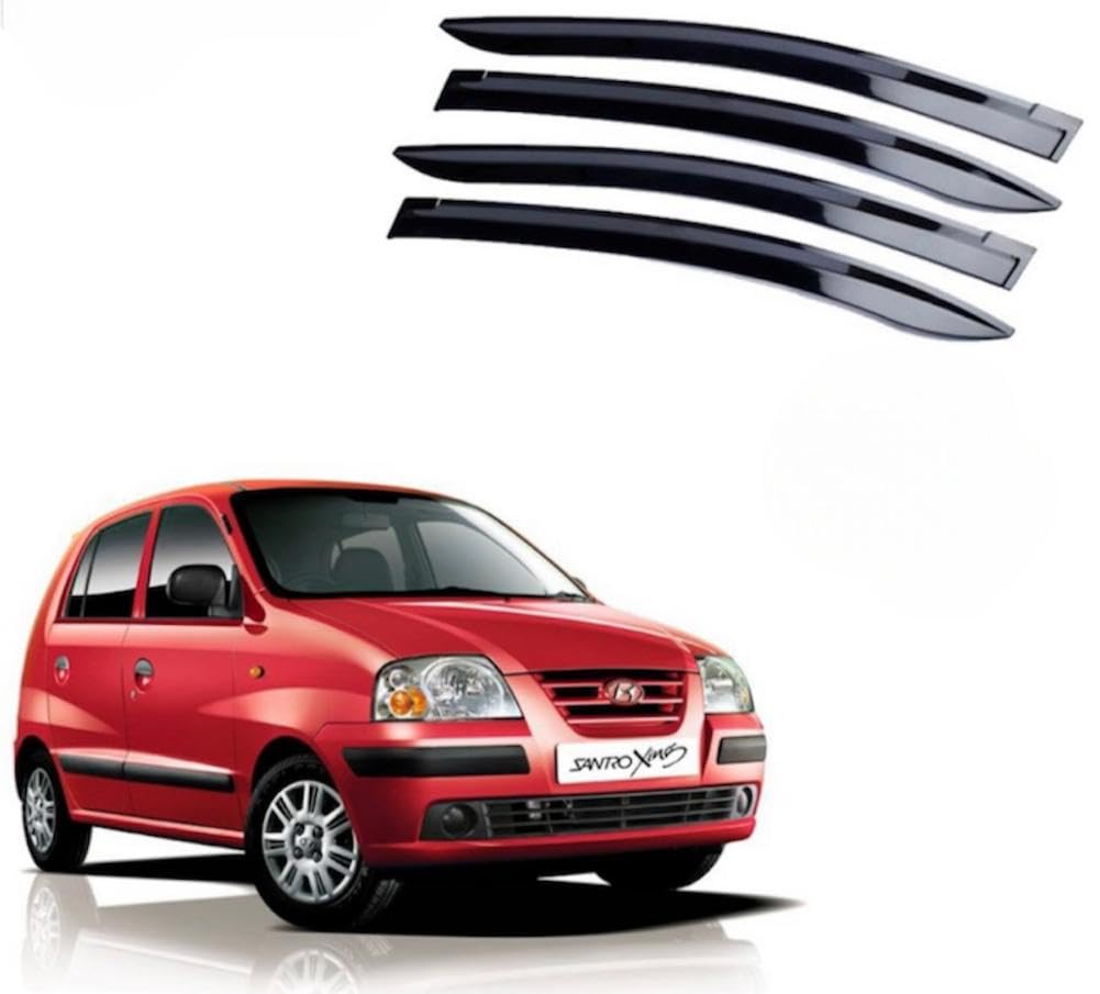 Unbreakable ABS Plastic Car Window Door Visor Car Rain Wind Door Visor Window Wind Deflector for Santro Xing-picture-11