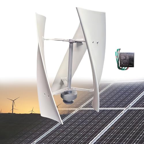 Glowdora Vertical Wind Turbine, 12v/24v/48v Wind Turbine, Frees Energy Magnetic Levitation Wind Generator, Home Wind Turbine Device with Controller, Wind Turbine Generator Kit.,48v