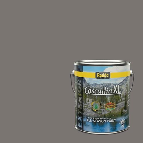 Vista 116 de Rodda Paint CASCADIA ZERO - Pintura satinada e imprimación para interiores en uno, 1 galón, pizarra