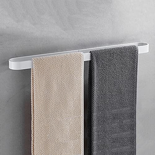 Barre de serviette murale en aluminium pour une salle de bain moderne et ordonnée