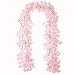 YXMYH 4pcs Artificial Cherry Blossom Flower Vines Hanging Silk Flowers Garland for Wedding Party Home Decor, 5.9 Feet