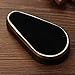Galiner Cigar Ashtray Travel Ceramic Ashtray For Cigars Outdoor Cigar Ash Tray Accessoires(Black With Golden line)