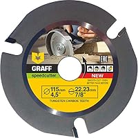 Disco de talla de madera GRAFF Speedcutter 115 mm, hoja de