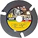 Grinder Wood Carving Disc GRAFF Speedcutter 4-1/2-Inch, Circular Saw Blade for Angle Grinder - Woodcarving Saw Blade 7/8" Arbor, Sculpting, Shaping and Cutting Wheel with 3 Teeth (115 mm)